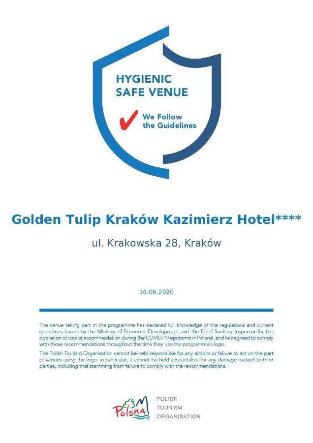 Отель Golden Tulip Krakow Kazimierz Краков-46