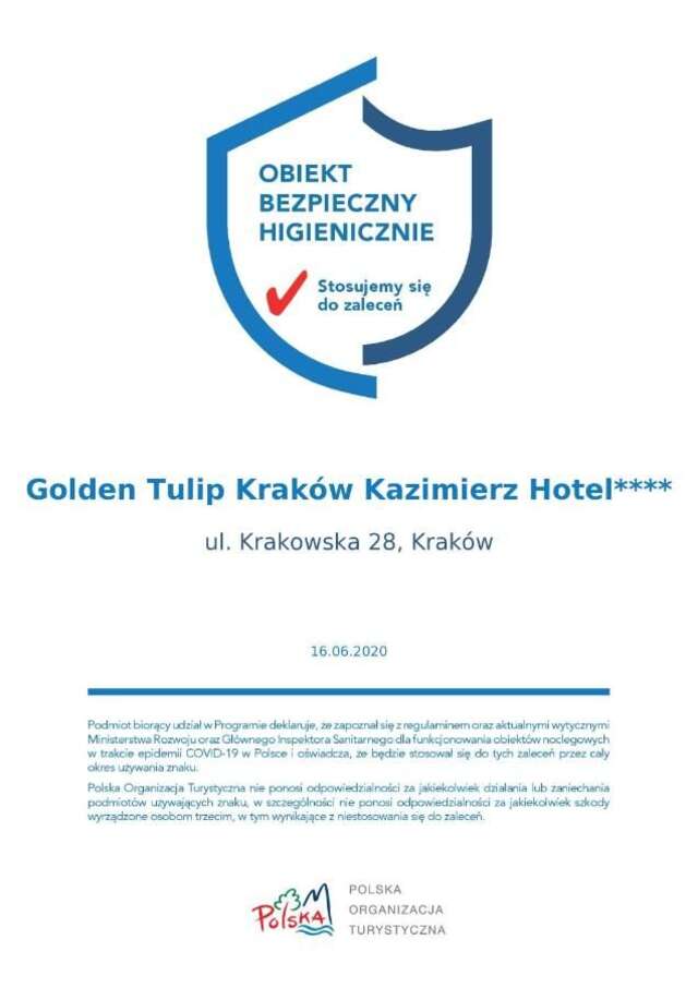 Отель Golden Tulip Krakow Kazimierz Краков-44